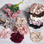 Silk scrunchie, view 1