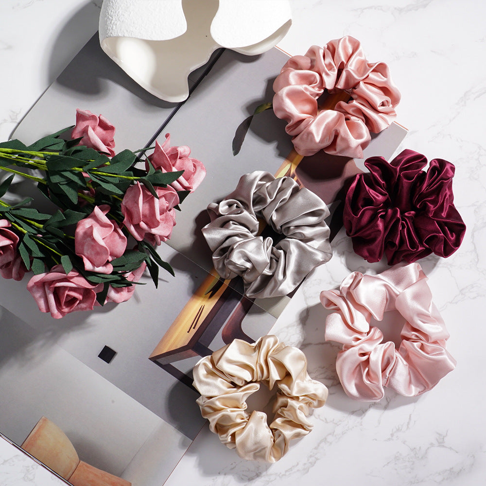 Silk scrunchie, view 2