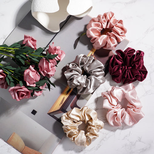 Silk scrunchie, view 2