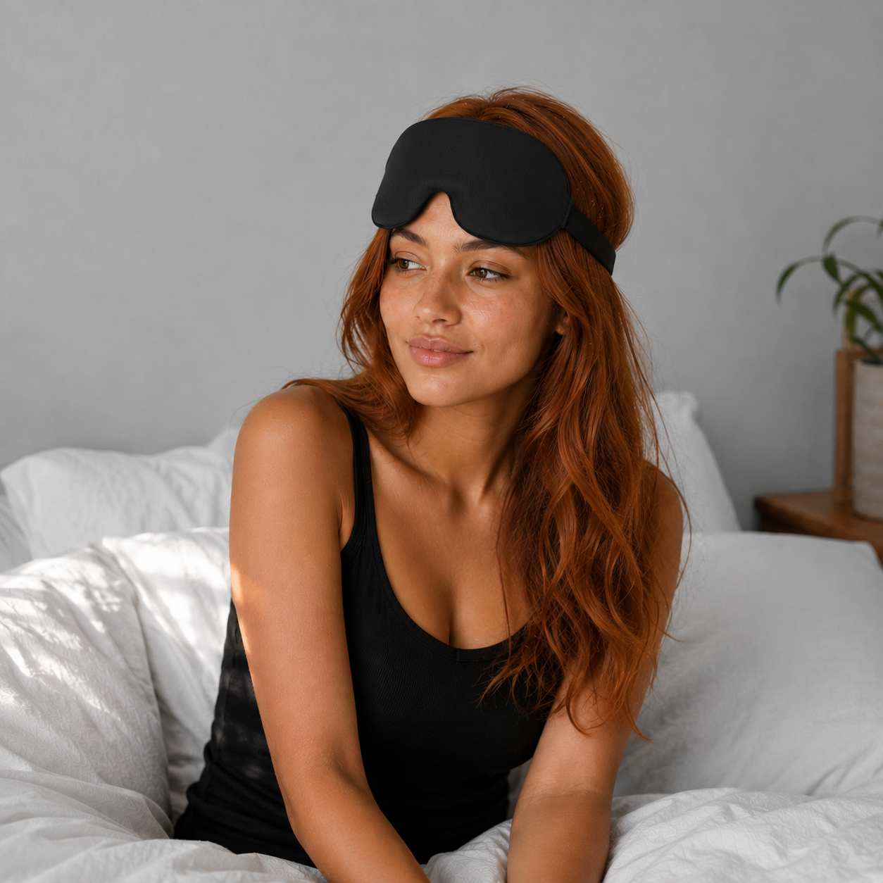 3D Sleep Eye Mask — 100% Blackout, Zero Eye Pressure
