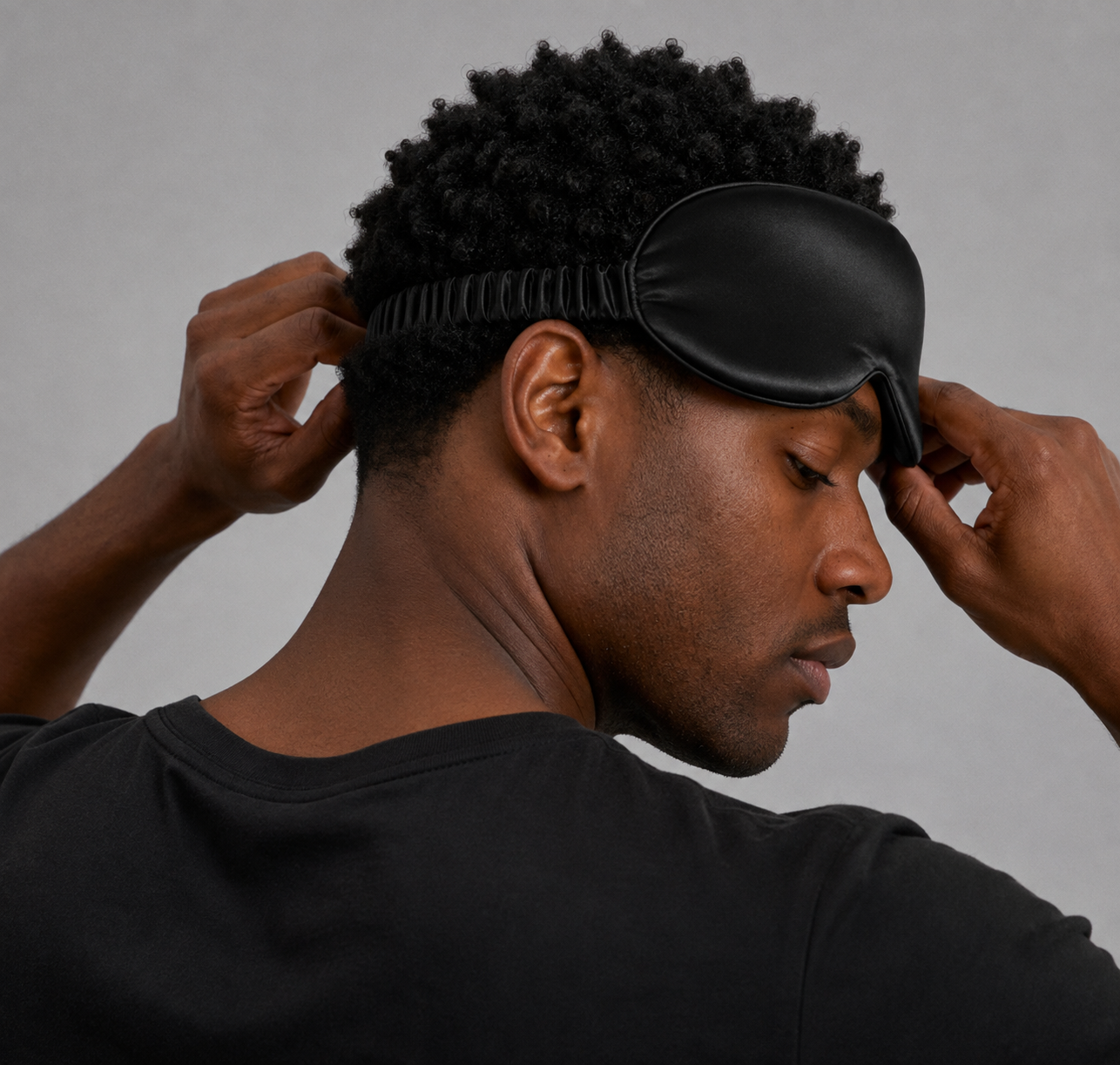 Silk Sleep Eye Mask — 100% Pure Silk, Soft Blackout