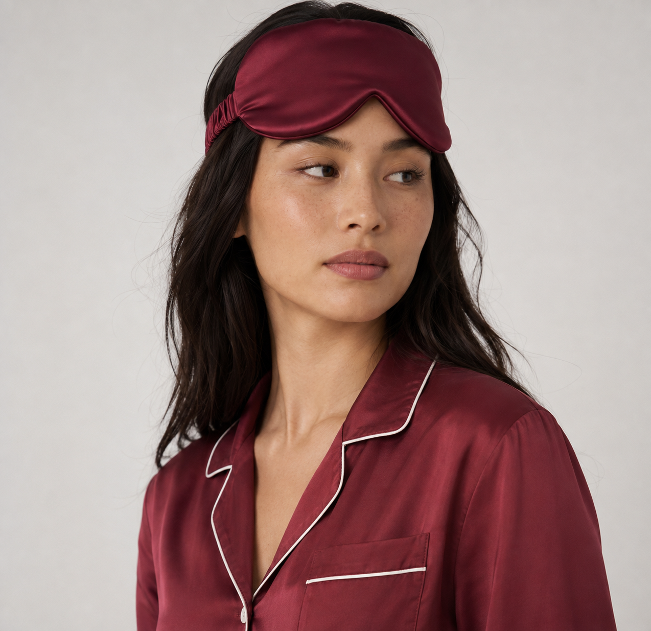 Silk Sleep Eye Mask — 100% Pure Silk, Soft Blackout