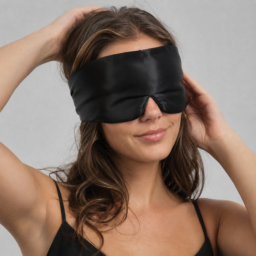 Mulberry Silk Sleep Eye Mask — 100% Silk, Blackout