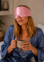 Mulberry Silk Sleep Eye Mask — 100% Silk, Blackout