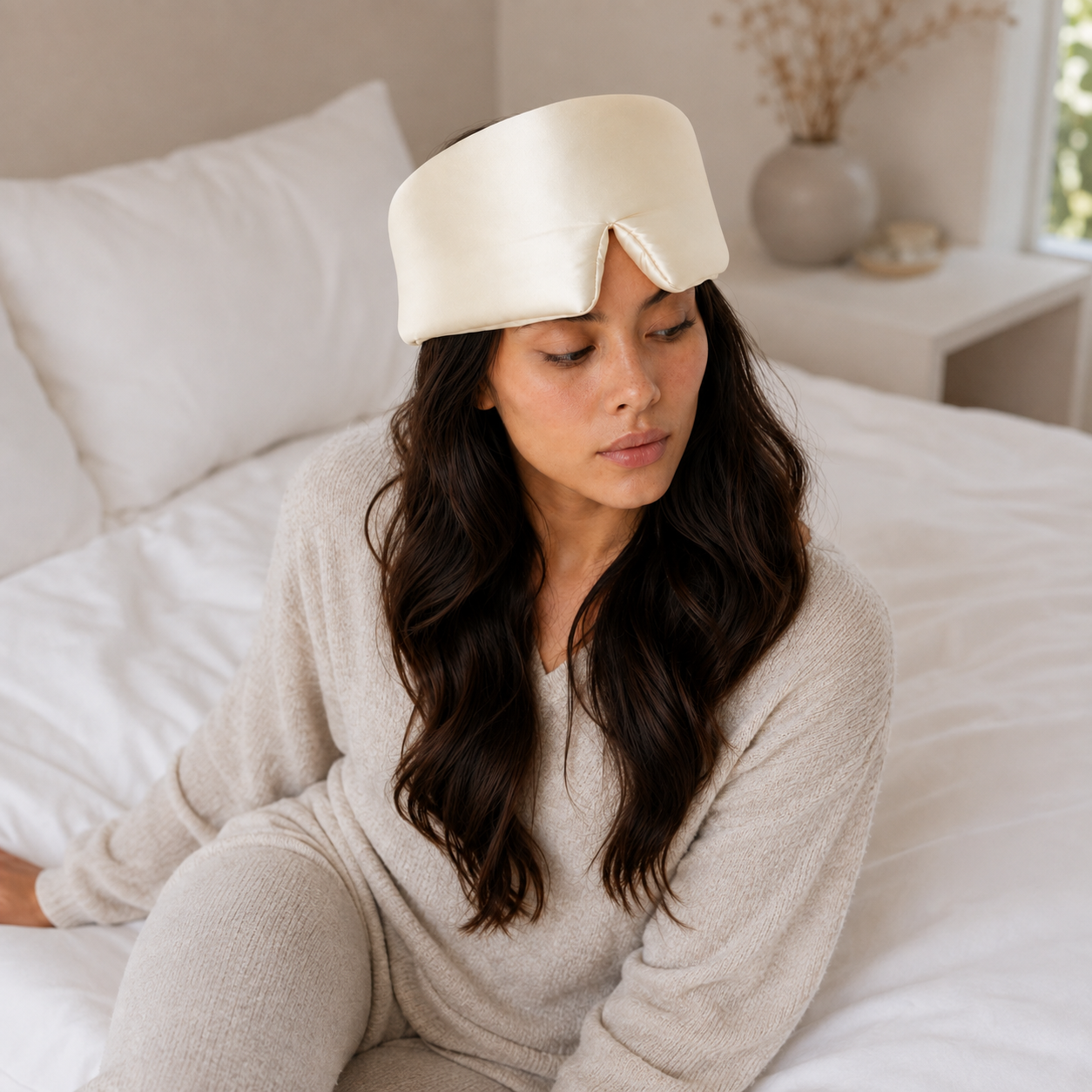 Mulberry Silk Sleep Eye Mask — 100% Silk, Blackout