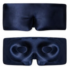 Classic Indigo silk lash extension sleep mask, view 5