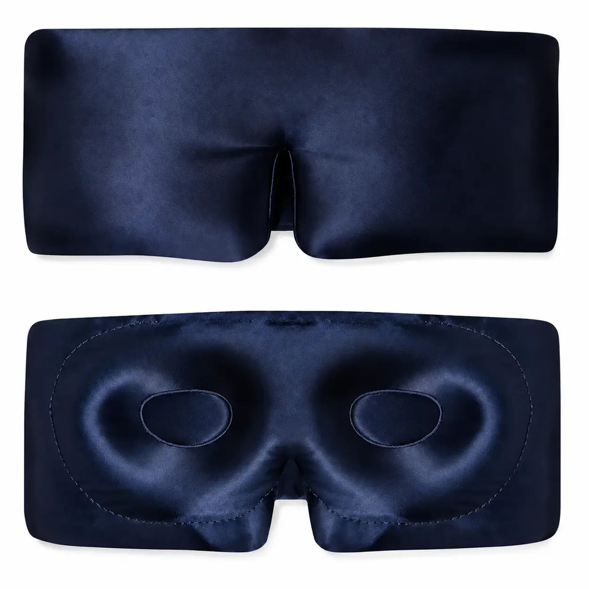 Classic Indigo silk lash extension sleep mask, view 5