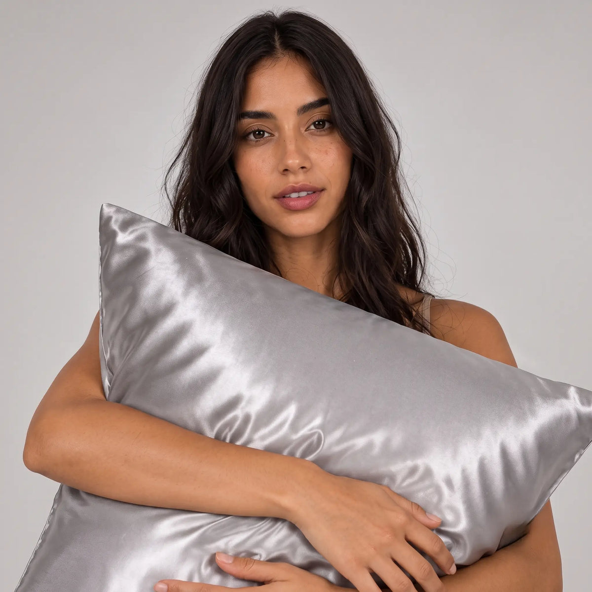 Silver Gray 22 momme mulberry silk pillowcase