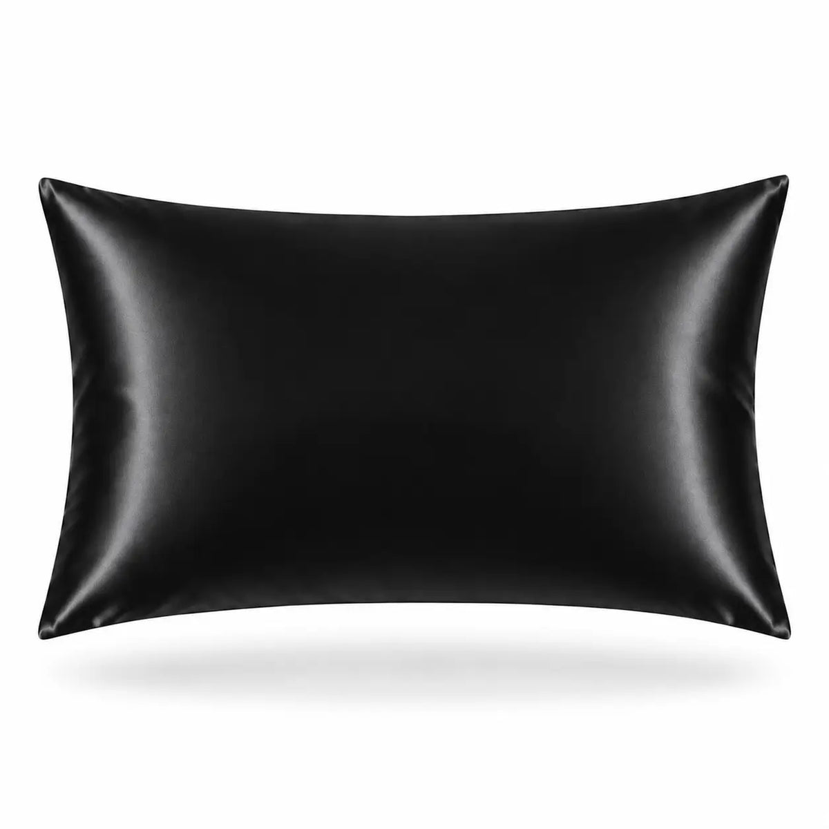 Black 22 momme mulberry silk pillowcase