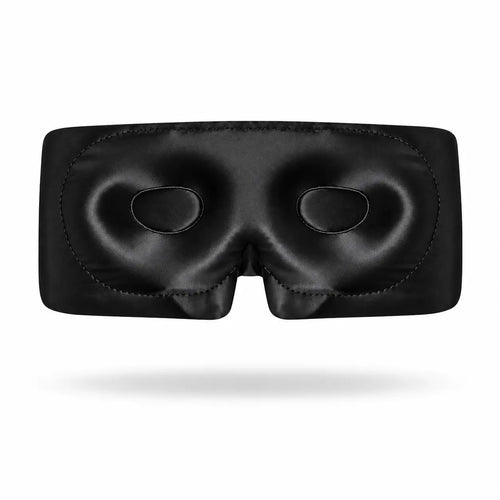Midnight Caviar silk lash extension sleep mask, view 1
