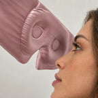 Desert Rose silk lash extension sleep mask, view 5