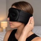 Eyelash protecting silk sleep mask, photo 3